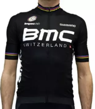 Веломайка короткий рукав GSG BMC Black, 03315, 2017