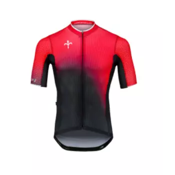 Веломайка короткий рукав Wilier Zero SLR, красно-черный, WL291