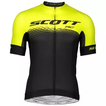 Веломайка SCOTT RC Pro, короткий рукав, black/sulphur yellow 2020