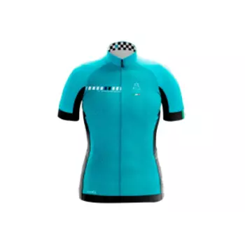 Веломайка VARDENA Carbon C6 Azzurro LADY, короткий рукав, 2019, B54