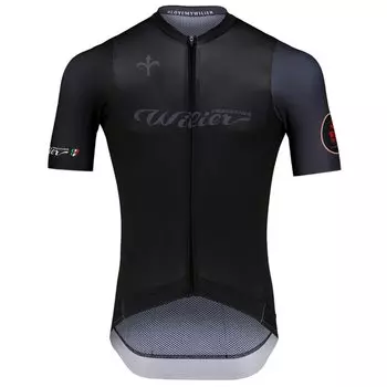 Веломайка Wilier Cycling Club, короткий рукав, черный, WL285 (Размер: L, Цвет: черный)