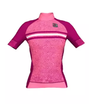 Веломайка женская с коротким рукавом Biemme BOMB, розовый 2019 (Размер: XS)