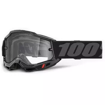 Веломаска 100% Accuri 2 Enduro Moto Black / Clear, 50015-00006