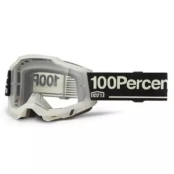 Веломаска 100% Accuri 2 Glow / Clear, 50013-00048