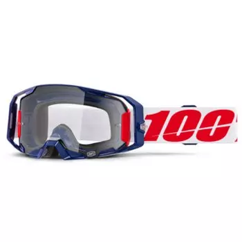 Веломаска 100% Armatic Mach Z / Clear, 50059-00006