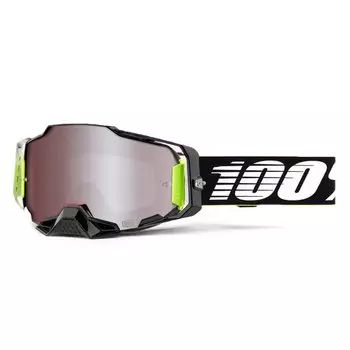Веломаска 100% Armega Hiper Goggle Racr / Mirror Silver Lens, 50003-00007