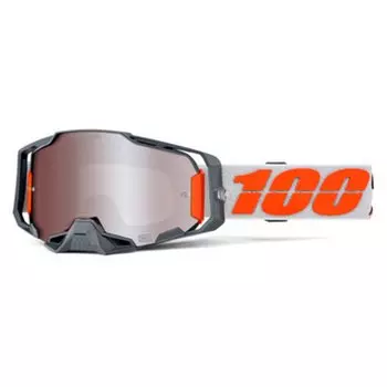 Веломаска 100% Armega Hiper Silver / Mirror Silver, 50003-00016