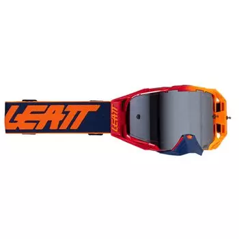 Веломаска Leatt Velocity 6.5 Cryztal Iriz Flame Platinum 30%, 8025200140