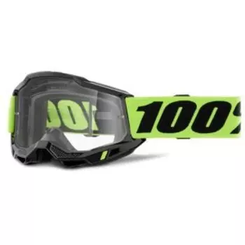 Веломаска подростковая 100% Accuri 2 Junior Neon Yellow / Clear, 50024-00012