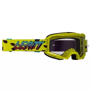 Веломаска подростковая Leatt Vizion 2.5s Cheetah Clear 90%, 8025250510