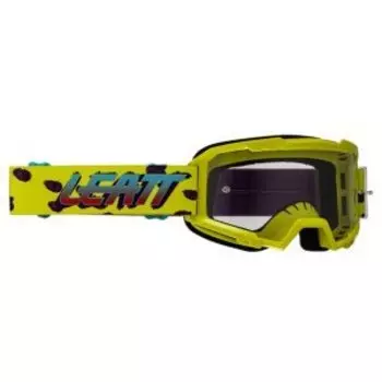 Веломаска подростковая Leatt Vizion 2.5s Cheetah Clear 90%, 8025250510