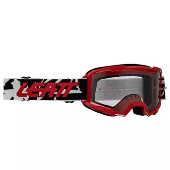 Веломаска подростковая Leatt Vizion 2.5s Red Clear 90%, 8025250530