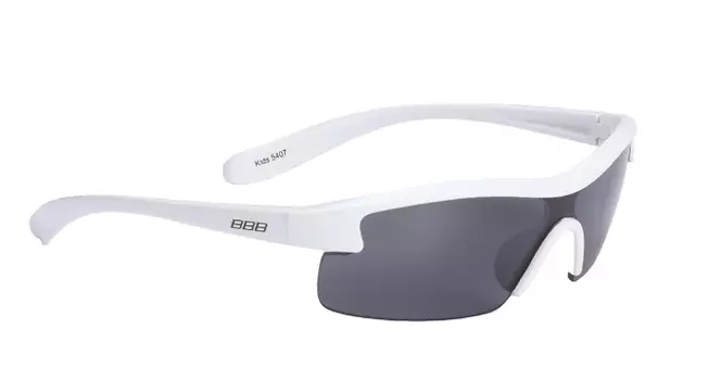 Очки велосипедные BBB, солнцезащитные, детские, BSG-54 sport glasses Kids glossy, белые, 2973255407