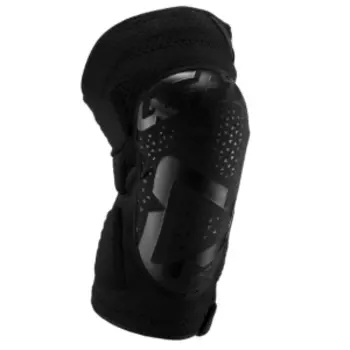 Велонаколенники Leatt 3DF 5.0 Zip Knee Guard, Black, 2019