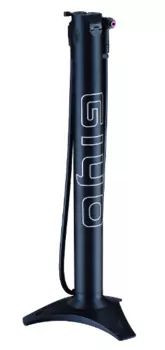 Велонасос/баллон GIYO AIR TANK GTT-01, наполный, для бескамерных покрышек, Clever-Twin-Valve головка, черный, 6-190001