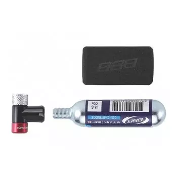 Велонасос BBB Co2 AirSpeed, черный, BMP-32