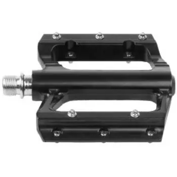 Педали вело M-WAVE 105*94*21 мм, ось Cr-Mo, со сменными шипами, черные, алюминиевые, 5-313315