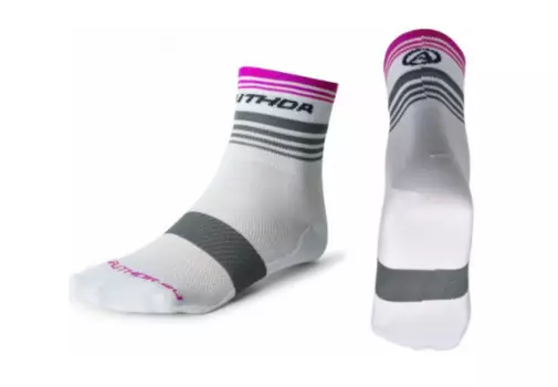 Велоноски AUTHOR ProLite X0, бело-серо-фиолетовые, 8-7200287 (Размер: L (41-44 см))