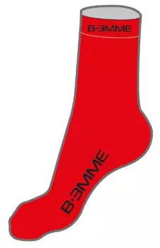 Велоноски Biemme Meryl High, красный, A05H202U, 2018 (Размер: L)