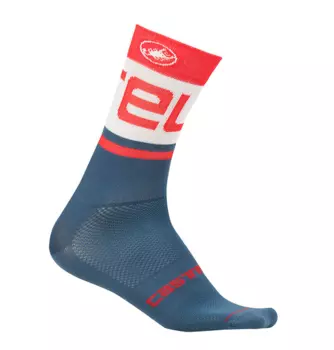 Велоноски Castelli FREE KIT 13, синий/красный (Размер: S/M)