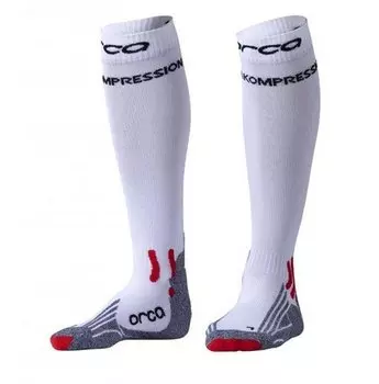 Велоноски Orca Comppession Comp, L, компрессионные, белый, AVA4