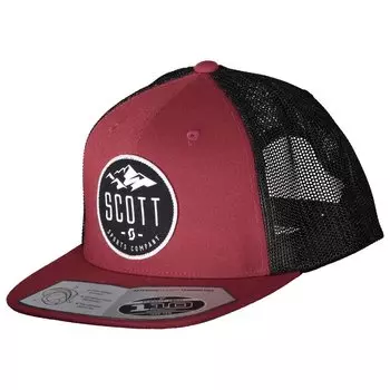 Кепка велосипедная SCOTT Mountain, красный/черный, 2019, 262384-6259