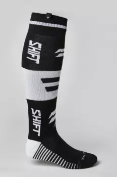 Велоноски Shift Black Label King Sock, Black/White
