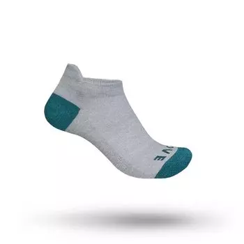 Велоноски женские GripGrab Classic Sock No Show, безшовные, сетчатые зоны, серый