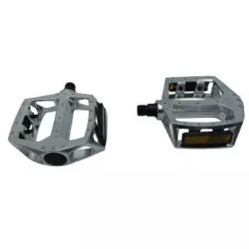 Педали велосипедные P 804, MTB/BMX, 99x105 мм, аллюминий, серебристый, W0589