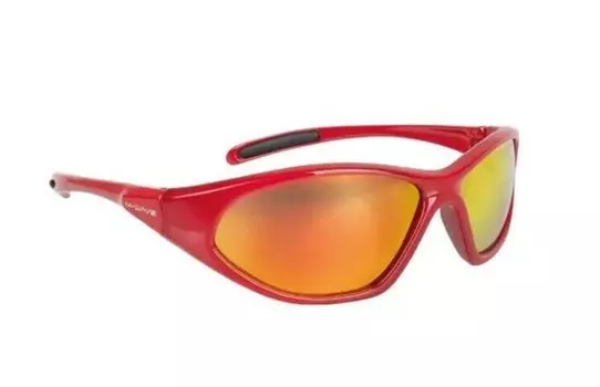 Велоочки М-WAVE, солнцезащитные, детские, красная оправа, иридиевые линзы, (5-710033), 5-710166