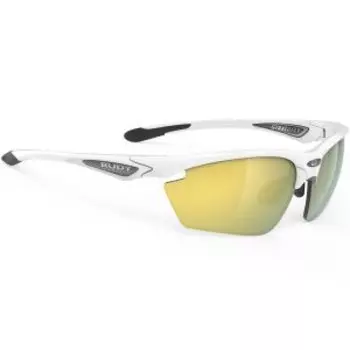 Велоочки Rudy Project, STRATOFLY White Gloss - Multilaser Yellow, SP230569-0004