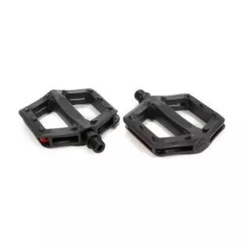 Велопедали TRIX, PLATFORM, пластиковые, с шипами, черные, PD-TX-701-9x16-BK