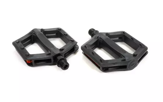 Велопедали TRIX, PLATFORM, пластиковые, с шипами, черные, PD-TX-701-9x16-BK