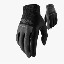 Велоперчатки 100% Celium Glove, Black/Grey, 2021