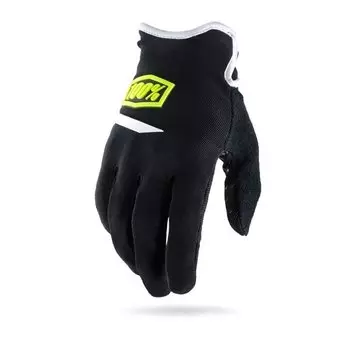 Велоперчатки 100% Ridecamp Glove, черный, 2018