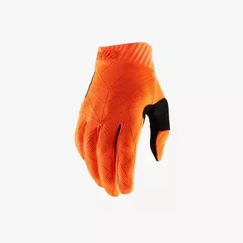 Велоперчатки 100% Ridefit Glove, оранжево-черный, 2018