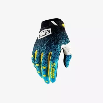 Велоперчатки 100% Ridefit Glove, сине-черный, 2018