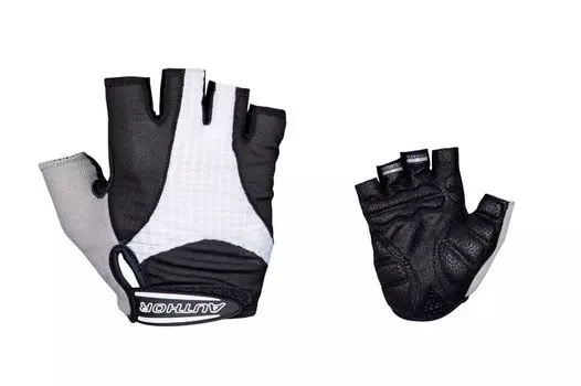 Велоперчатки AUTHOR Men Elite Gel, черно-белые, 8-7130588 (Размер: L)
