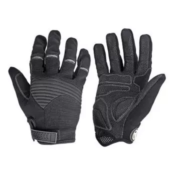 Велоперчатки AUTHOR Men Single T, черно-cерые, 8-7131247