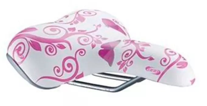 Седло велосипедное BBB saddle sports DesignComfort, бело-розовое, BSD-47_b/fly pink