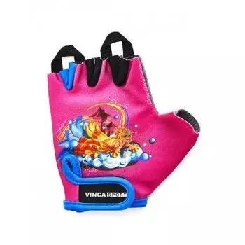 Велоперчатки детские Vinca sport VG 937 child princess, розовые