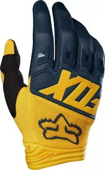 Велоперчатки Fox Dirtpaw Glove, сине-желтые, 2019