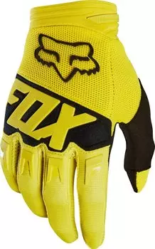 Велоперчатки Fox Dirtpaw Race Glove, желтые, 2018