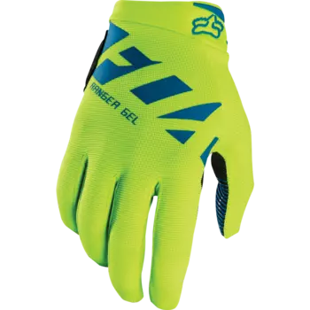 Велоперчатки Fox Ranger Gel Glove Flow, желтые, 2017