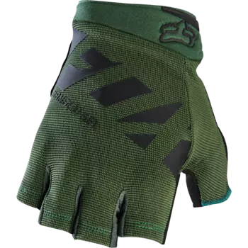 Велоперчатки Fox Ranger Gel Short Glove Fatigue, зеленые, 2017