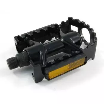 Педали Vinca Sport алюминиевые черные, платформа 95*65 мм - 9/16'', VP 04А black