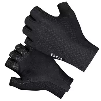 Велоперчатки GOBIK MAMBA UNISEX TSS, короткий палец, черный, 15-05-011-001 (Размер: XXL, Цвет: Черный)