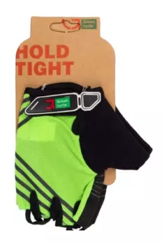 Велоперчатки Green Cycle NC-2319-2014, зеленые