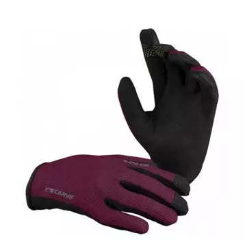 Велоперчатки IXS Carve Raisin 2024, 472-510-9400-156-L (Размер: M, Цвет: Фиолетово-черный)