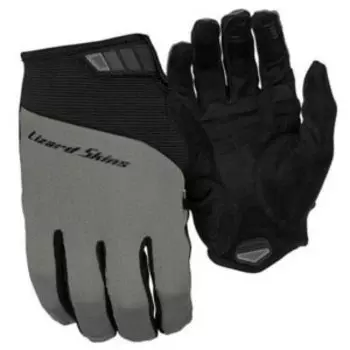 Велоперчатки Lizard Skins Monitor Traverse, длинные пальцы, Titanium Gray, 2025, MTR31009